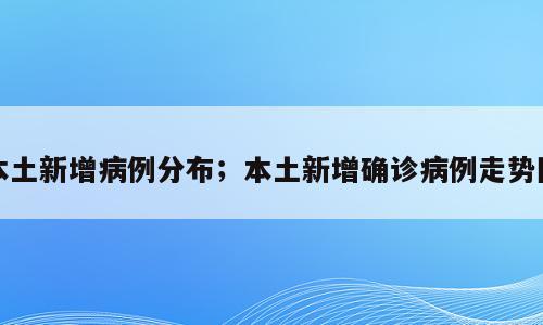 本土新增病例分布；本土新增确诊病例走势图